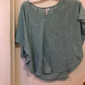 Teal blouse